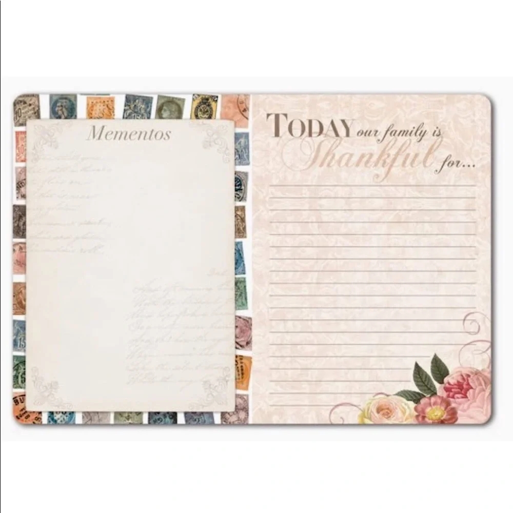 Treasured Family Moments Guided Journal - Peacock
